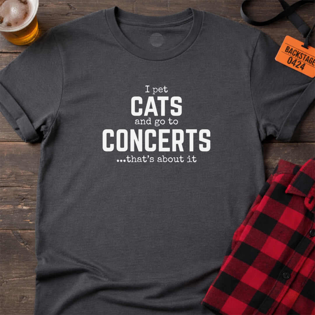 CATS & CONCERTS T-SHIRT