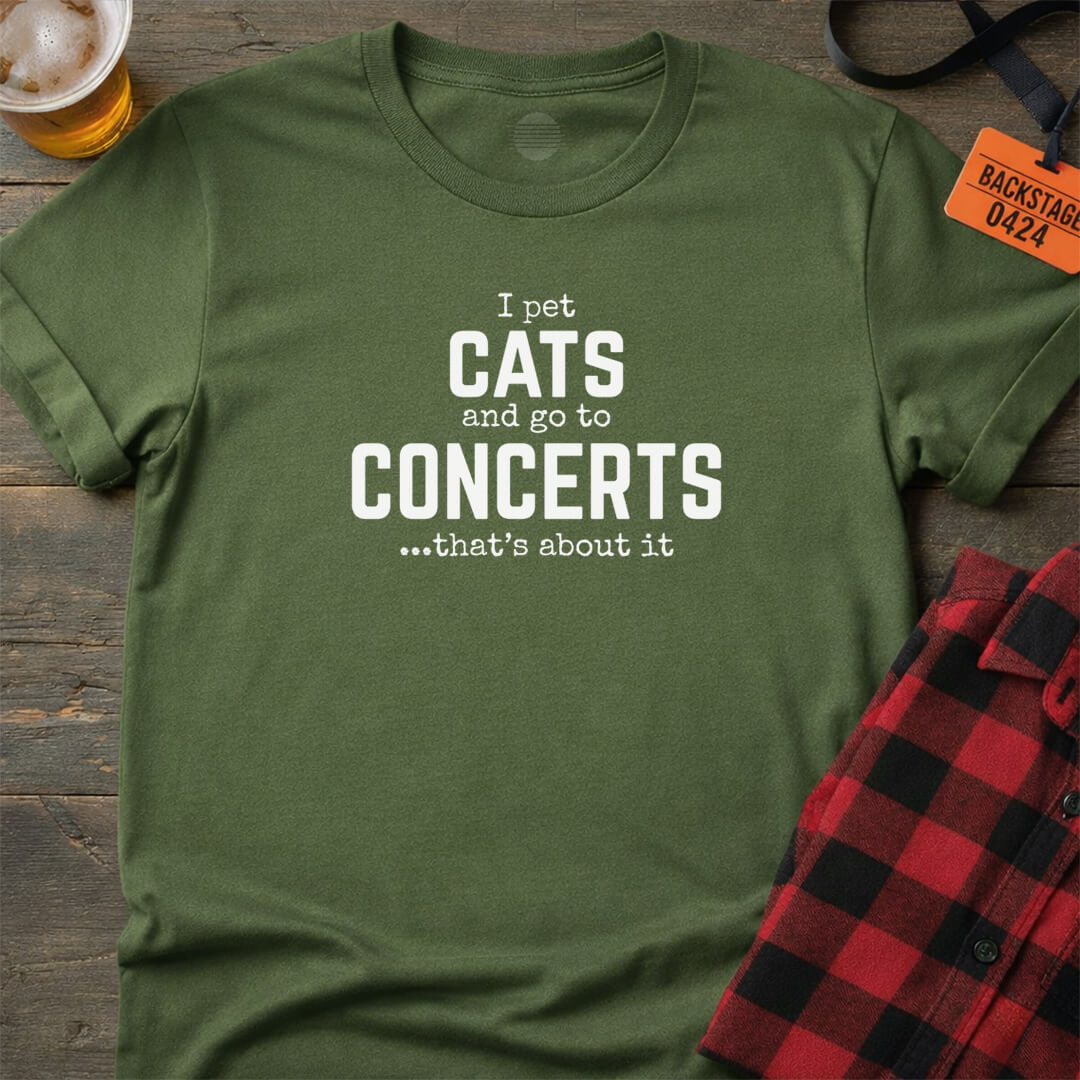 CATS & CONCERTS T-SHIRT