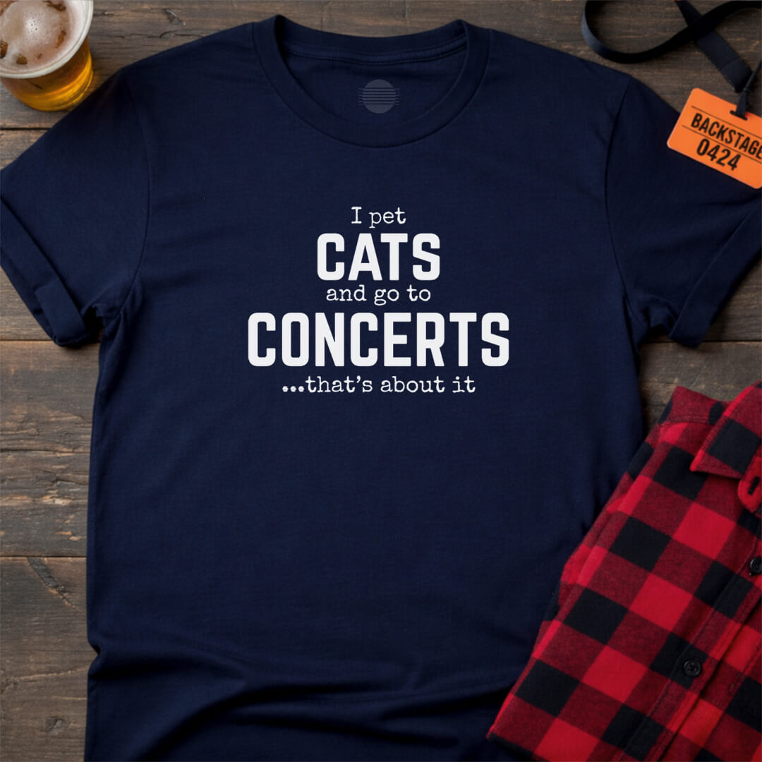 CATS & CONCERTS T-SHIRT