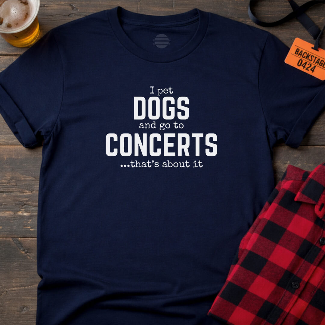 DOGS & CONCERTS T-SHIRT