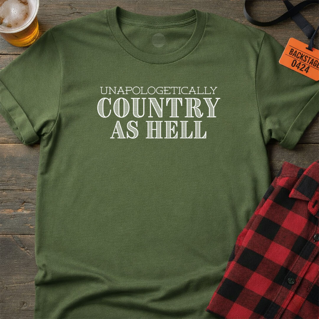 COUNTRY AND PROUD T-SHIRT