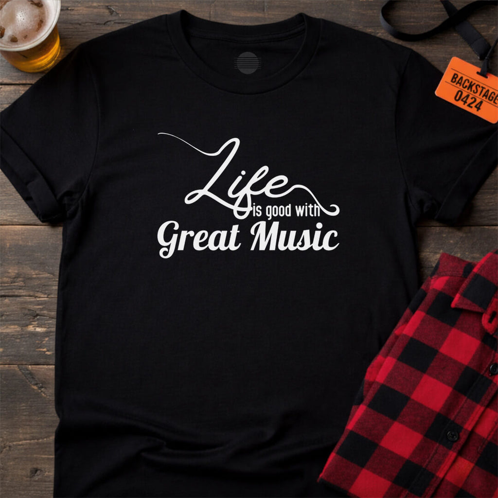 LIFE WITH MUSIC T-SHIRT