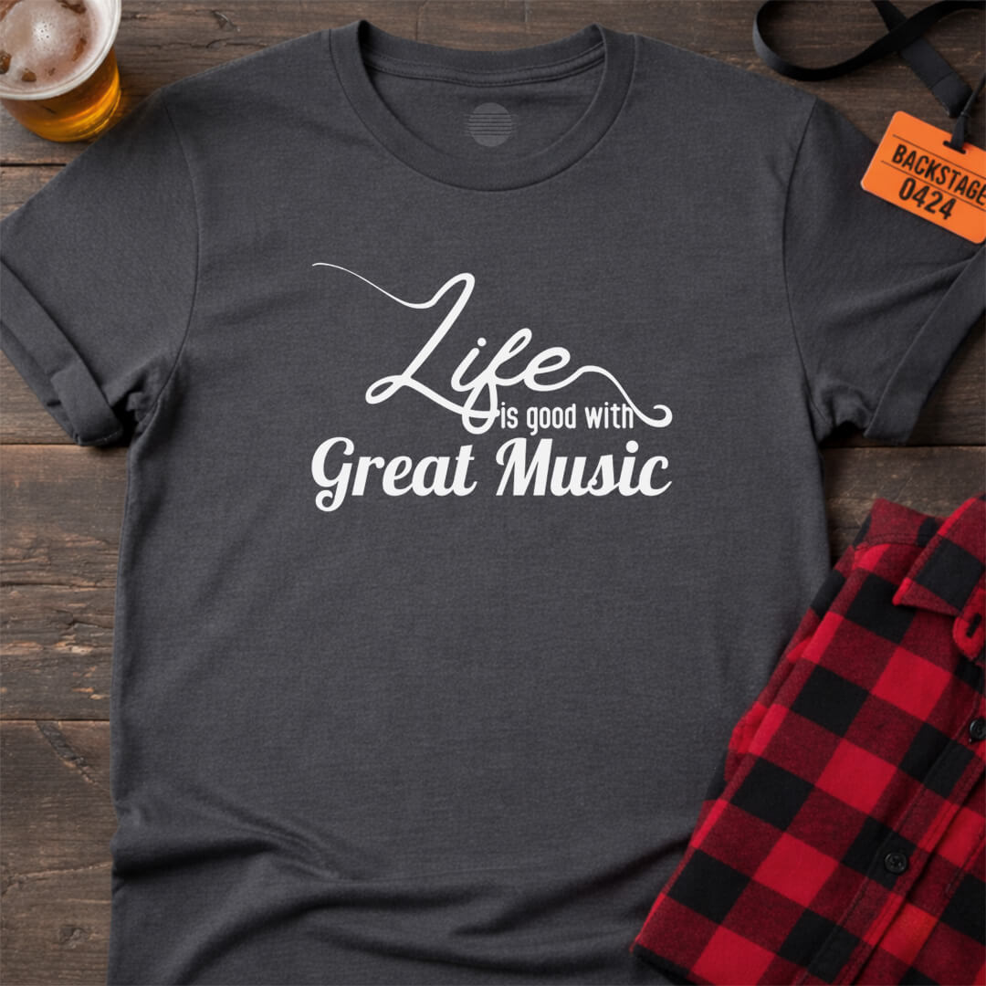LIFE WITH MUSIC T-SHIRT