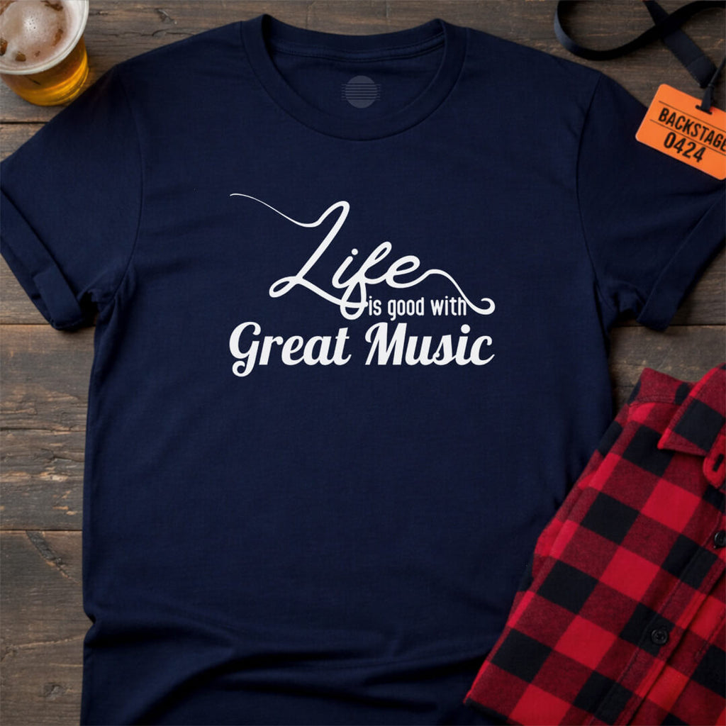 LIFE WITH MUSIC T-SHIRT