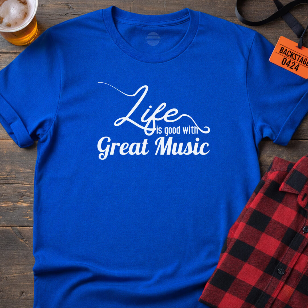 LIFE WITH MUSIC T-SHIRT