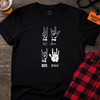 PEACE LOVE ROCK JERRY T-SHIRT
