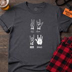 PEACE LOVE ROCK JERRY T-SHIRT