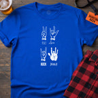 PEACE LOVE ROCK JERRY T-SHIRT