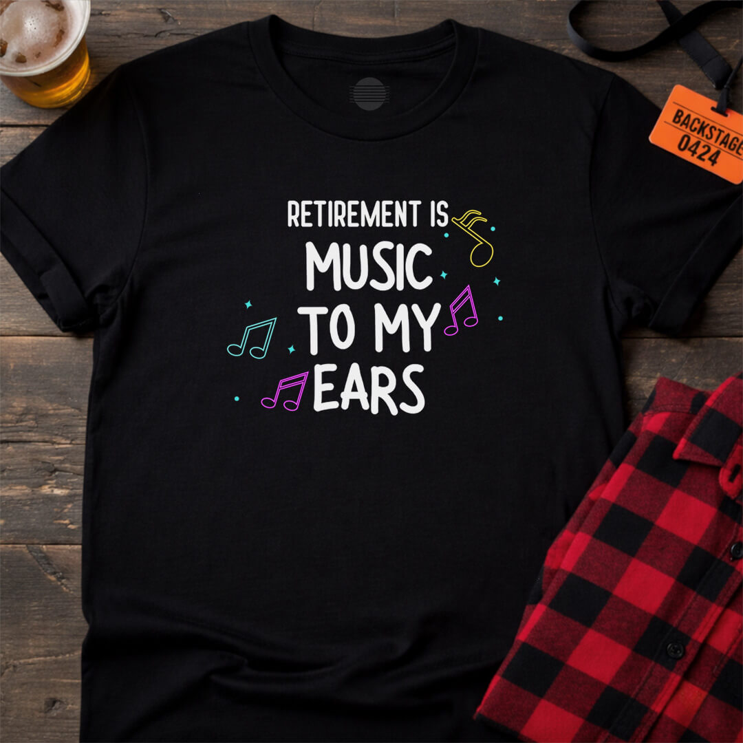 RETIRED IN RHYTHM T-SHIRT