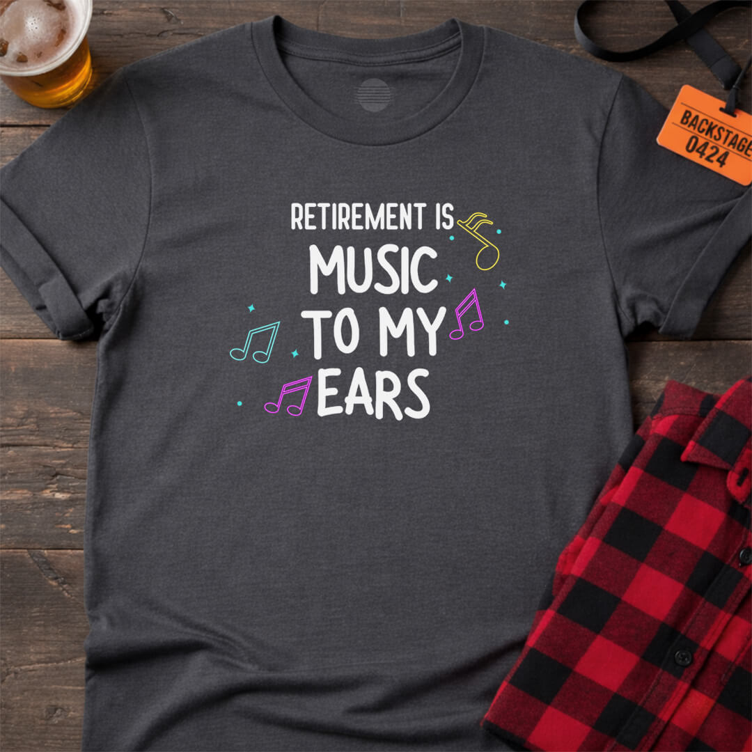 RETIRED IN RHYTHM T-SHIRT