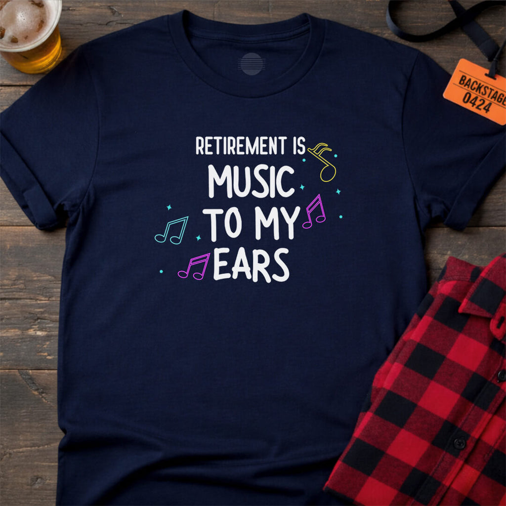 RETIRED IN RHYTHM T-SHIRT