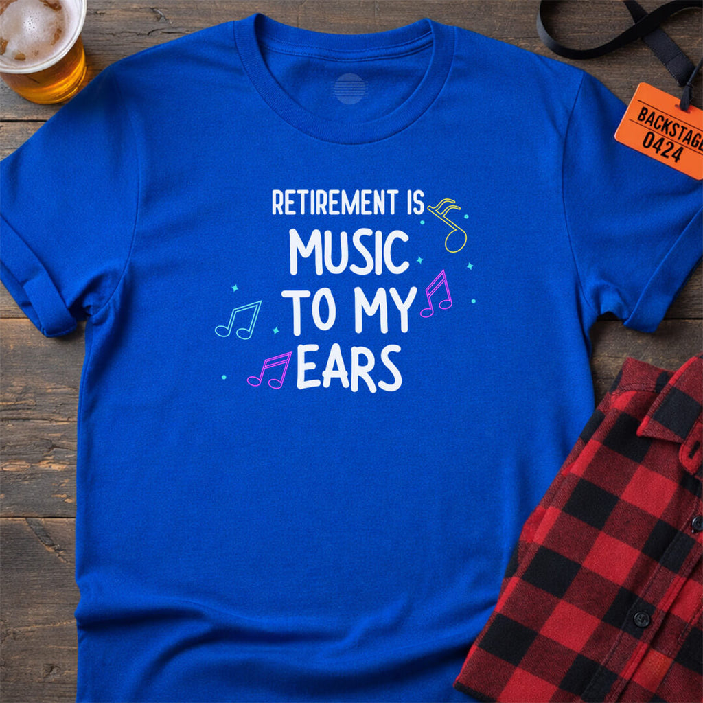 RETIRED IN RHYTHM T-SHIRT