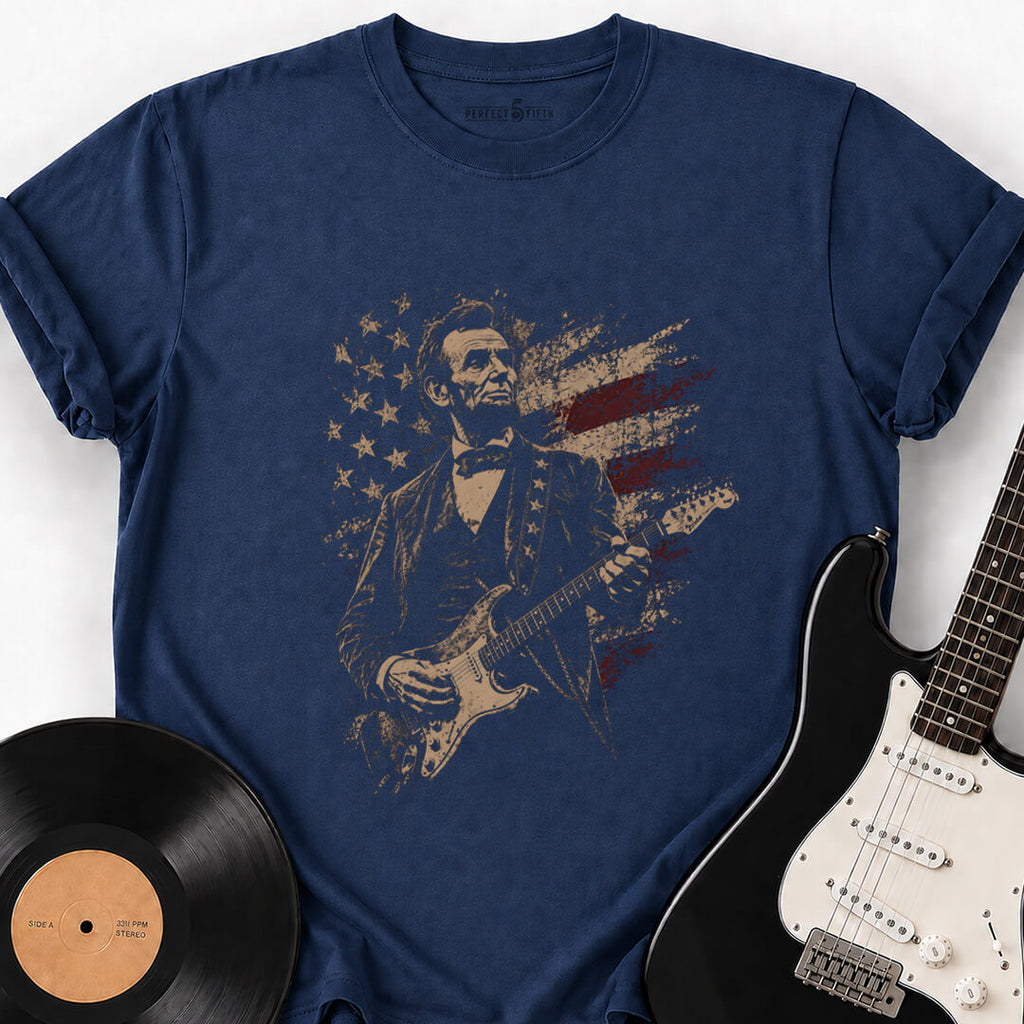 ABE SHREDS AMERICA T-SHIRT