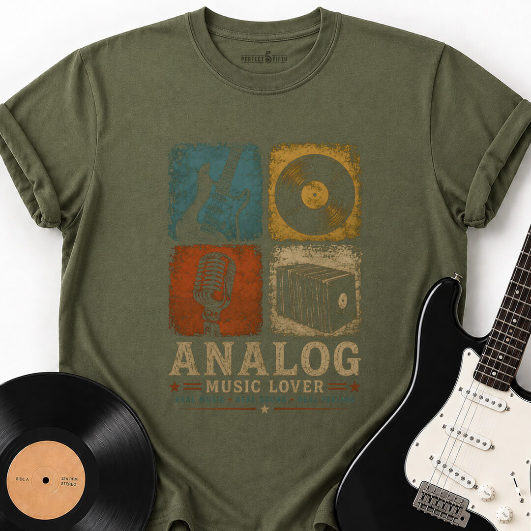 ANALOG MUSIC LOVER T-SHIRT