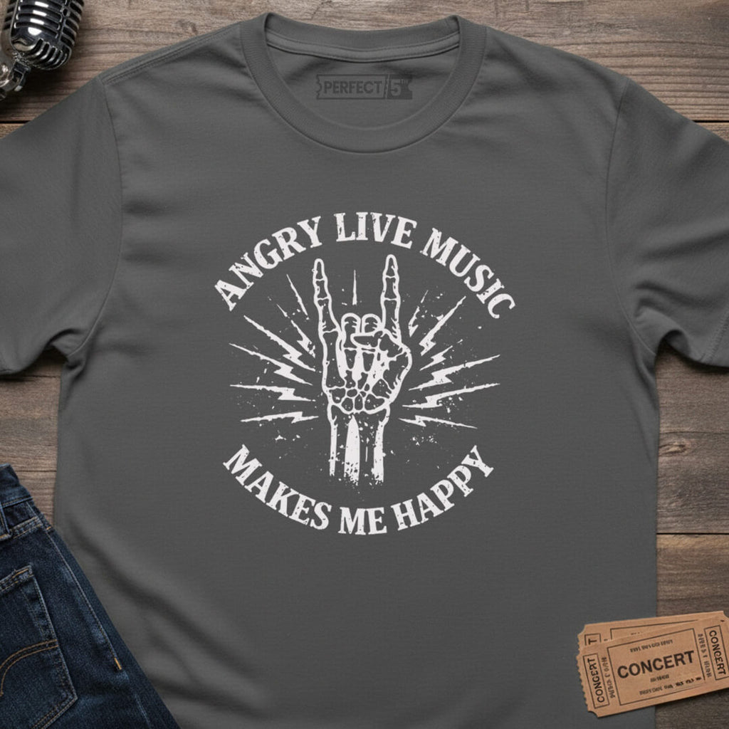 ANGRY LIVE MUSIC T-SHIRT
