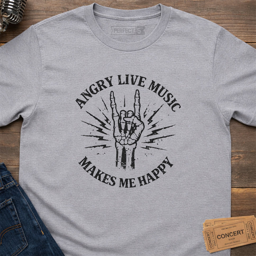 ANGRY LIVE MUSIC T-SHIRT