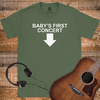 BABY'S FIRST CONCERT T-SHIRT