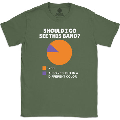 BAND DECISION CHART T-SHIRT