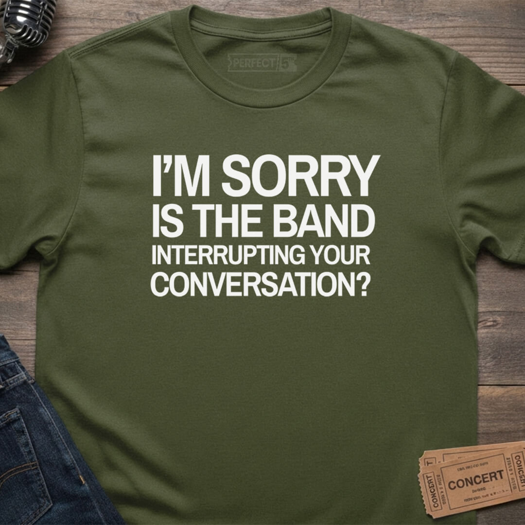 BAND INTERRUPTION T-SHIRT