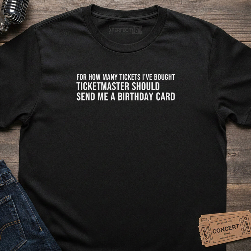 BIRTHDAY CARD VIBES T-SHIRT