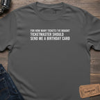 BIRTHDAY CARD VIBES T-SHIRT
