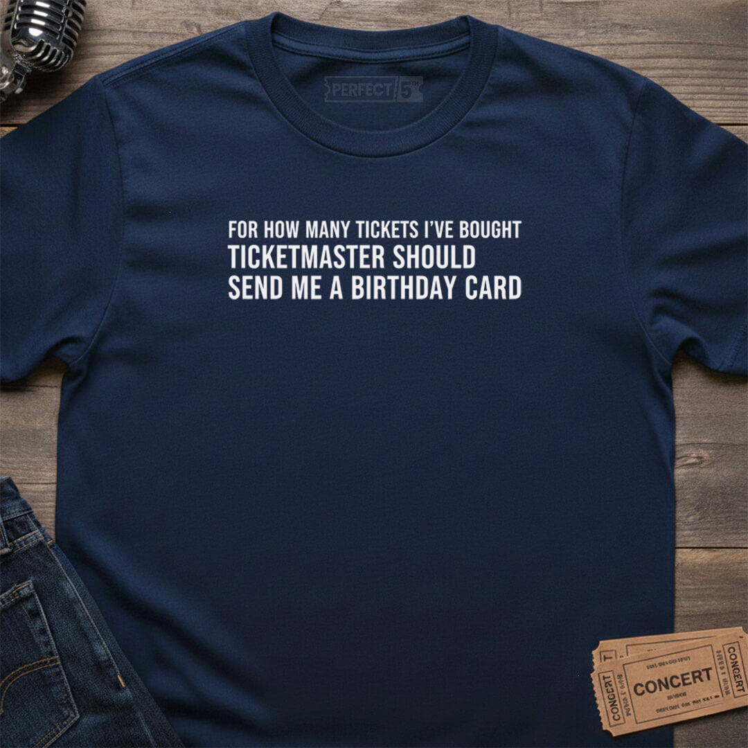 BIRTHDAY CARD VIBES T-SHIRT
