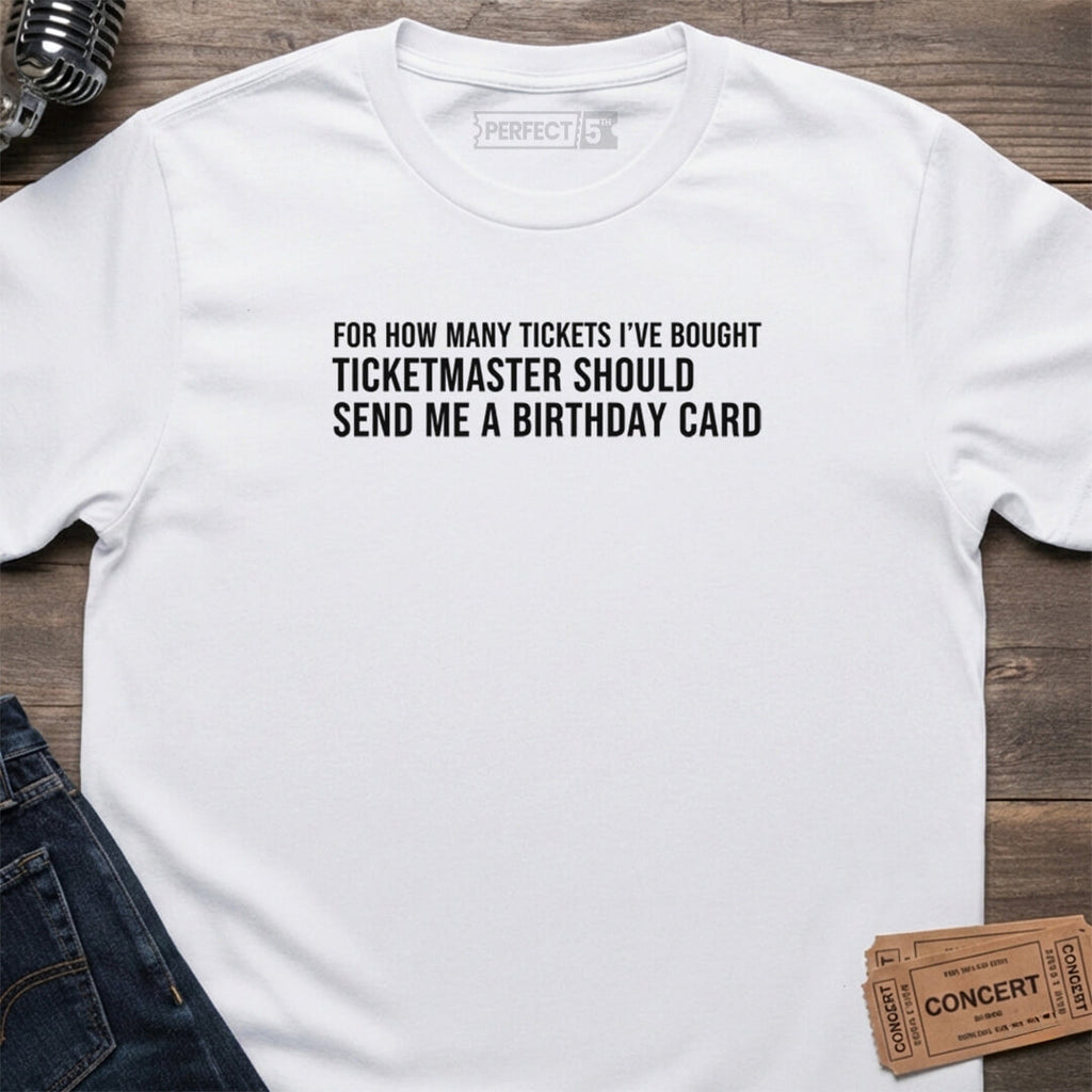 BIRTHDAY CARD VIBES T-SHIRT