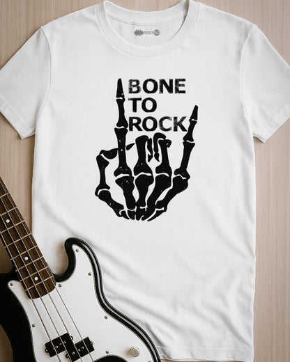 Bone To Rock T-Shirt - White