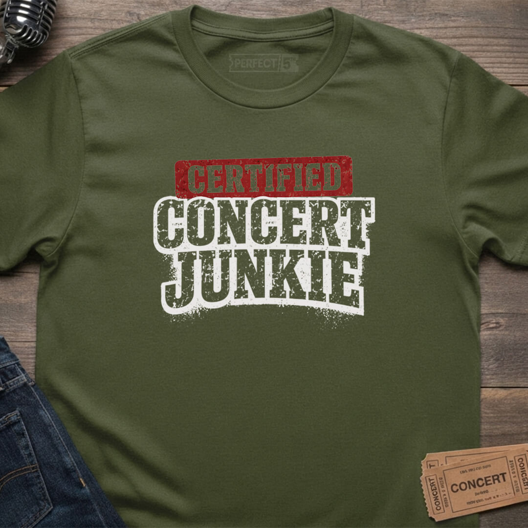CERTIFIED JUNKIE T-SHIRT