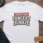 CERTIFIED JUNKIE T-SHIRT