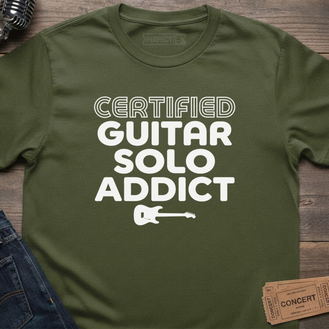 CERTIFIED SOLO ADDICT T-SHIRT
