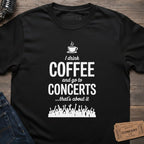 COFFEE CONCERTS T-SHIRT