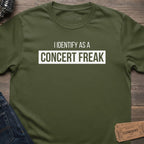 CONCERT FREAK IDENTITY T-SHIRT