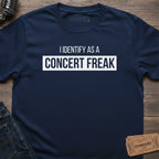 CONCERT FREAK IDENTITY T-SHIRT