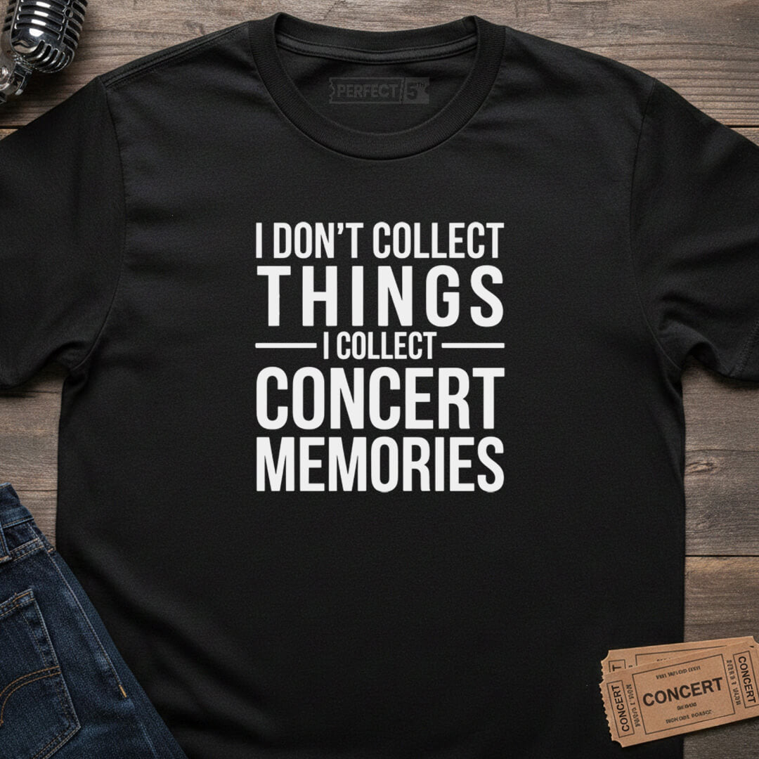 CONCERT MEMORY COLLECTOR T-SHIRT