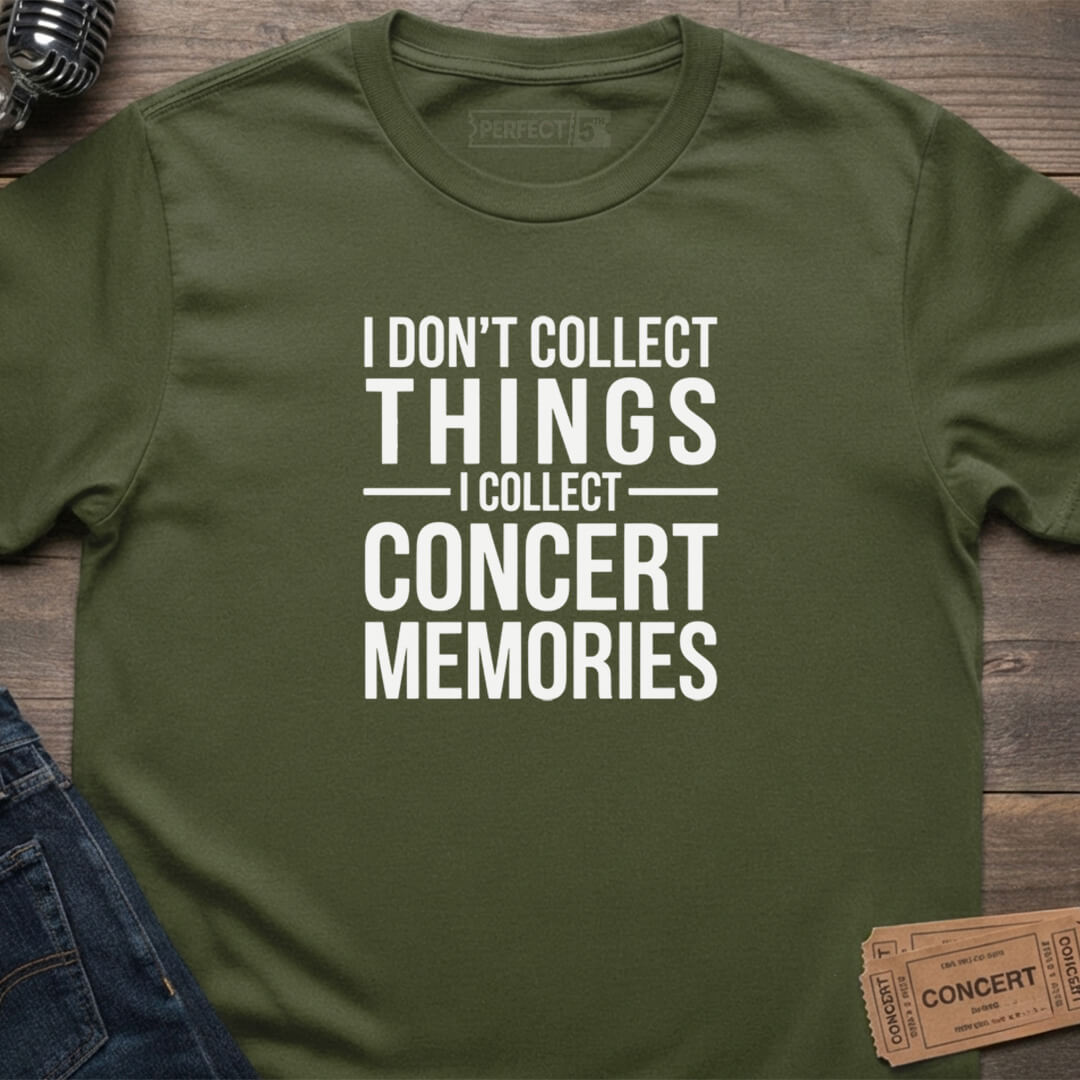 CONCERT MEMORY COLLECTOR T-SHIRT