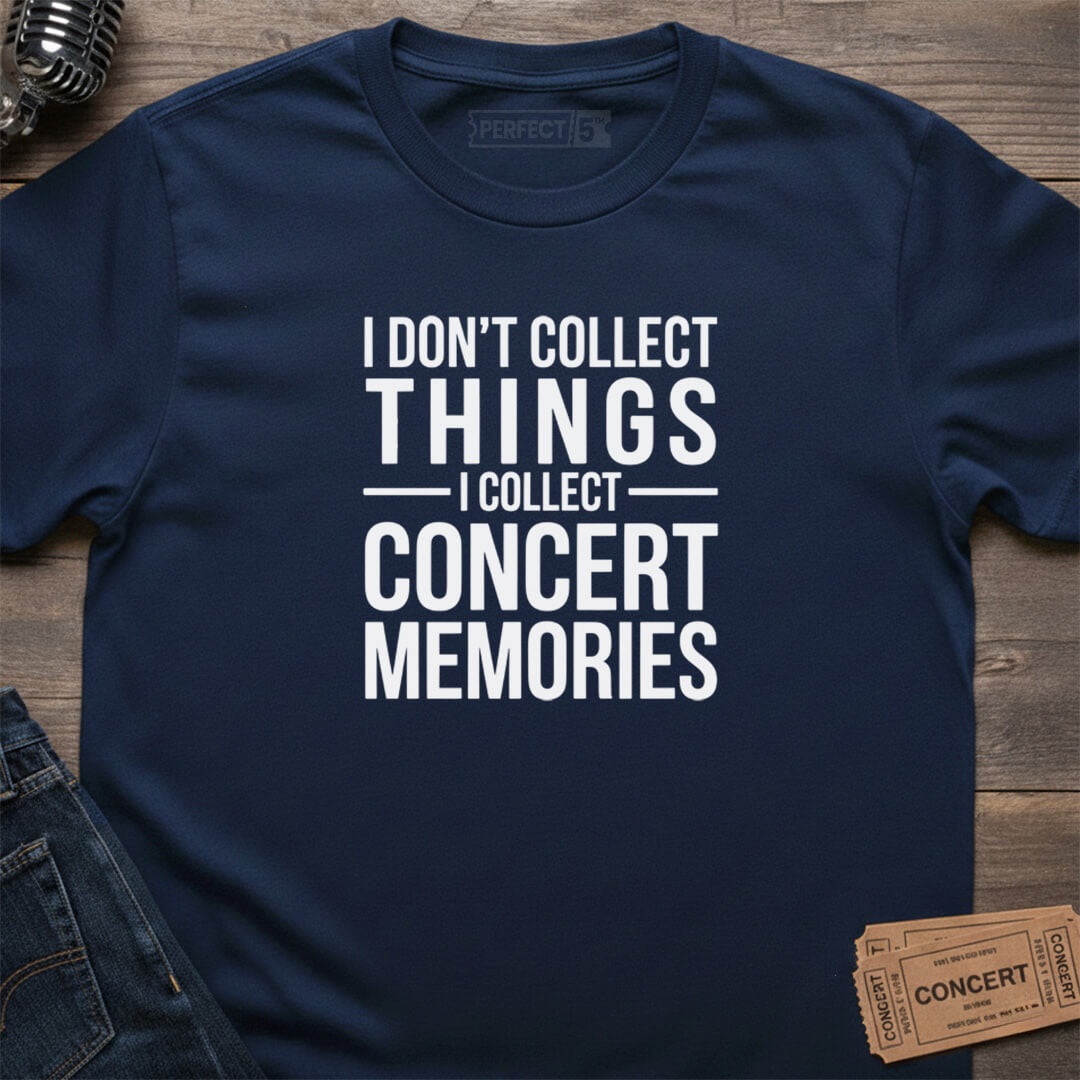 CONCERT MEMORY COLLECTOR T-SHIRT