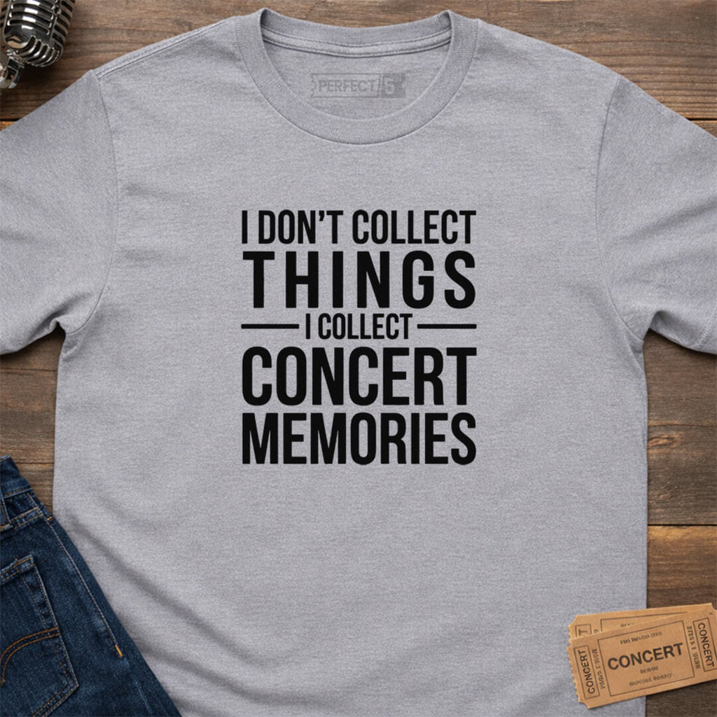 CONCERT MEMORY COLLECTOR T-SHIRT