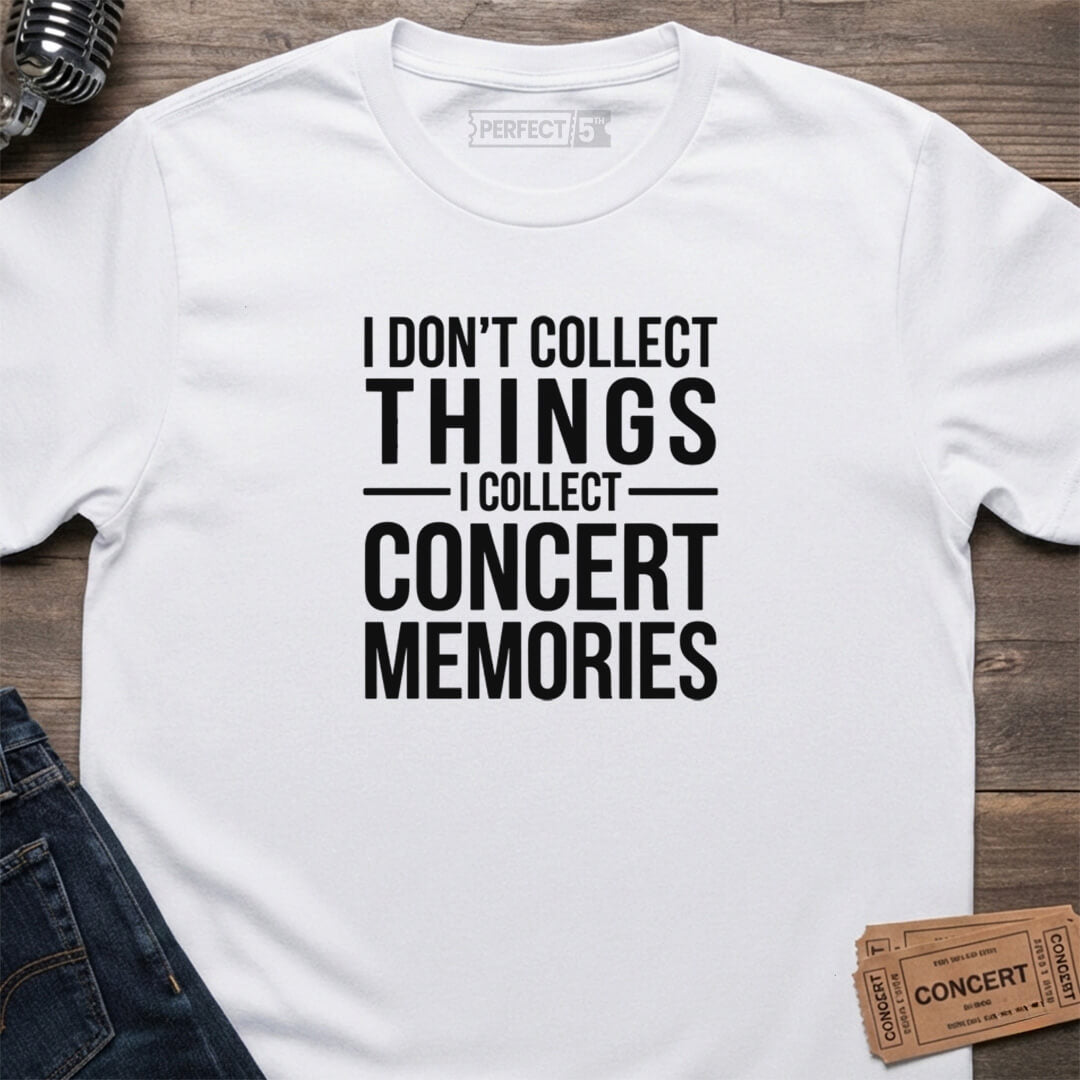 CONCERT MEMORY COLLECTOR T-SHIRT