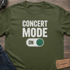 CONCERT MODE ON T-SHIRT