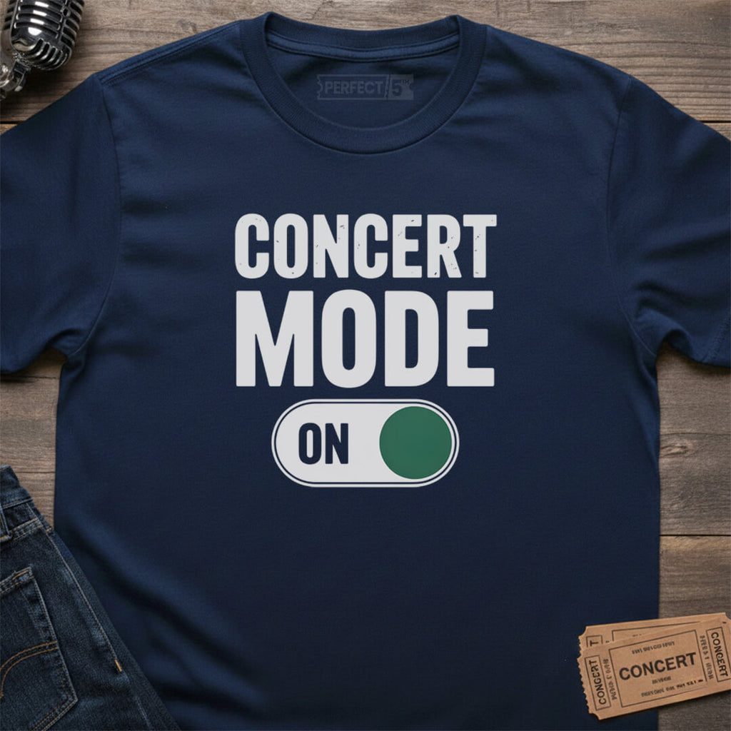CONCERT MODE ON T-SHIRT