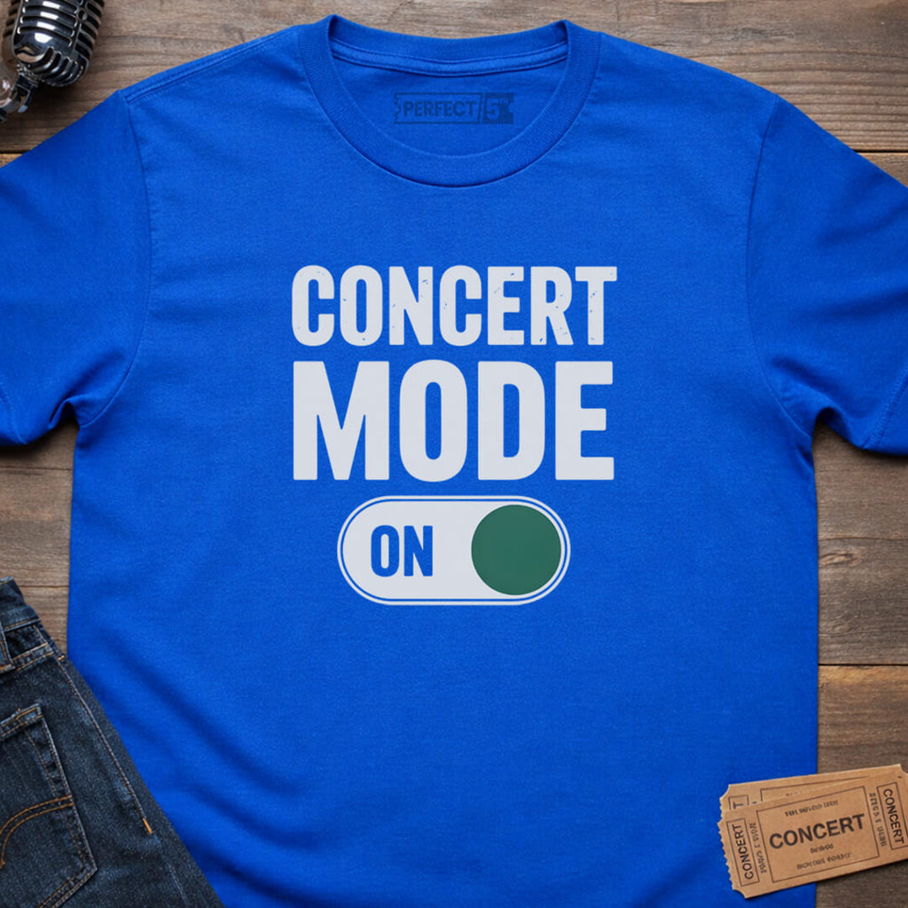CONCERT MODE ON T-SHIRT