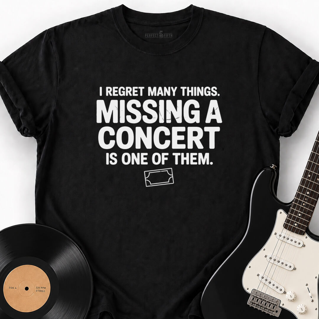 CONCERT REGRET LIST T-SHIRT