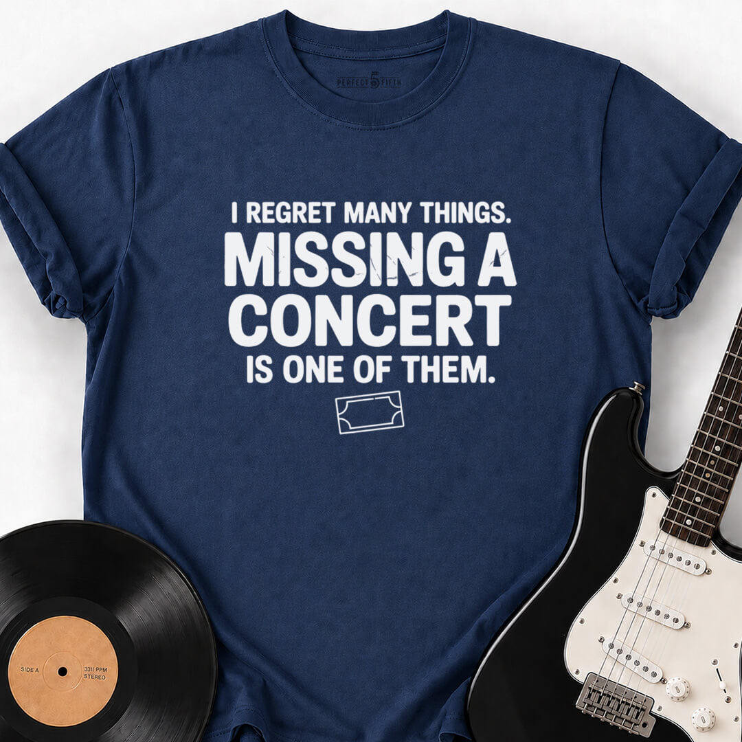 CONCERT REGRET LIST T-SHIRT