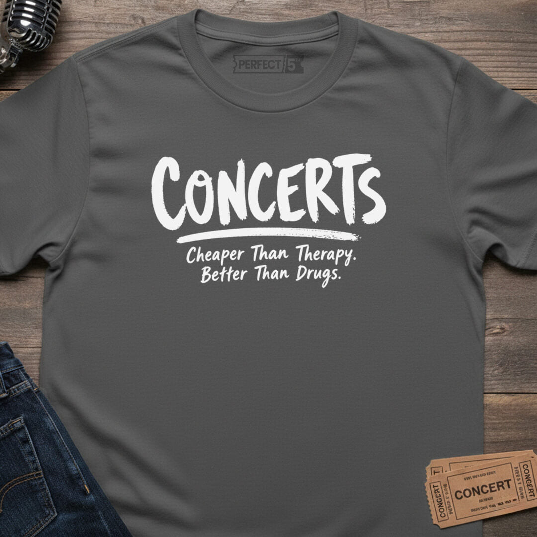 CONCERTS OVER THERAPY T-SHIRT