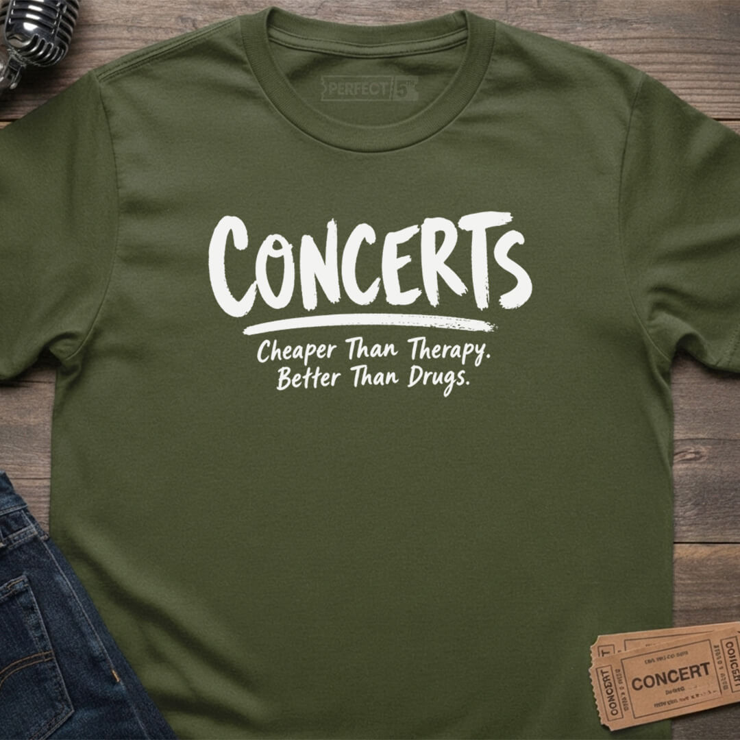 CONCERTS OVER THERAPY T-SHIRT