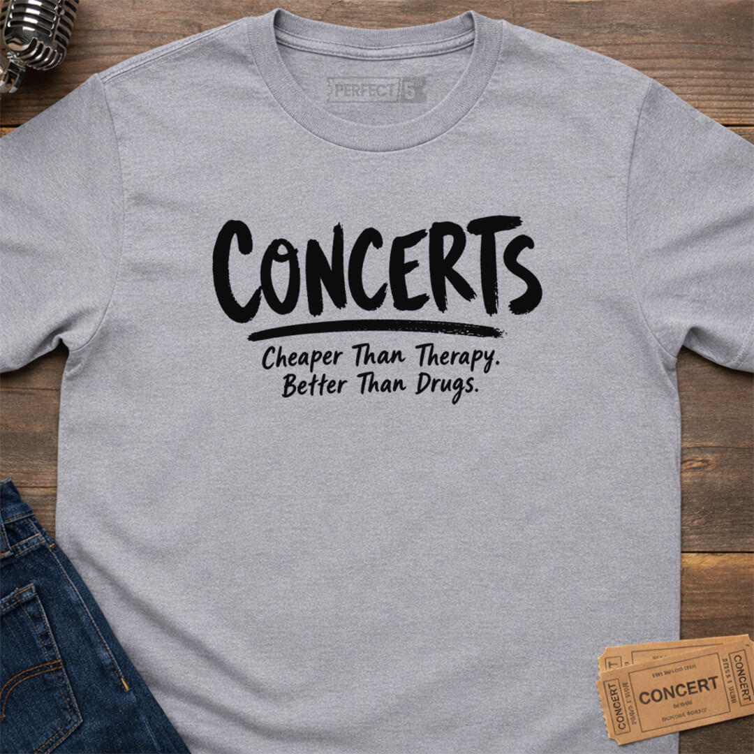 CONCERTS OVER THERAPY T-SHIRT