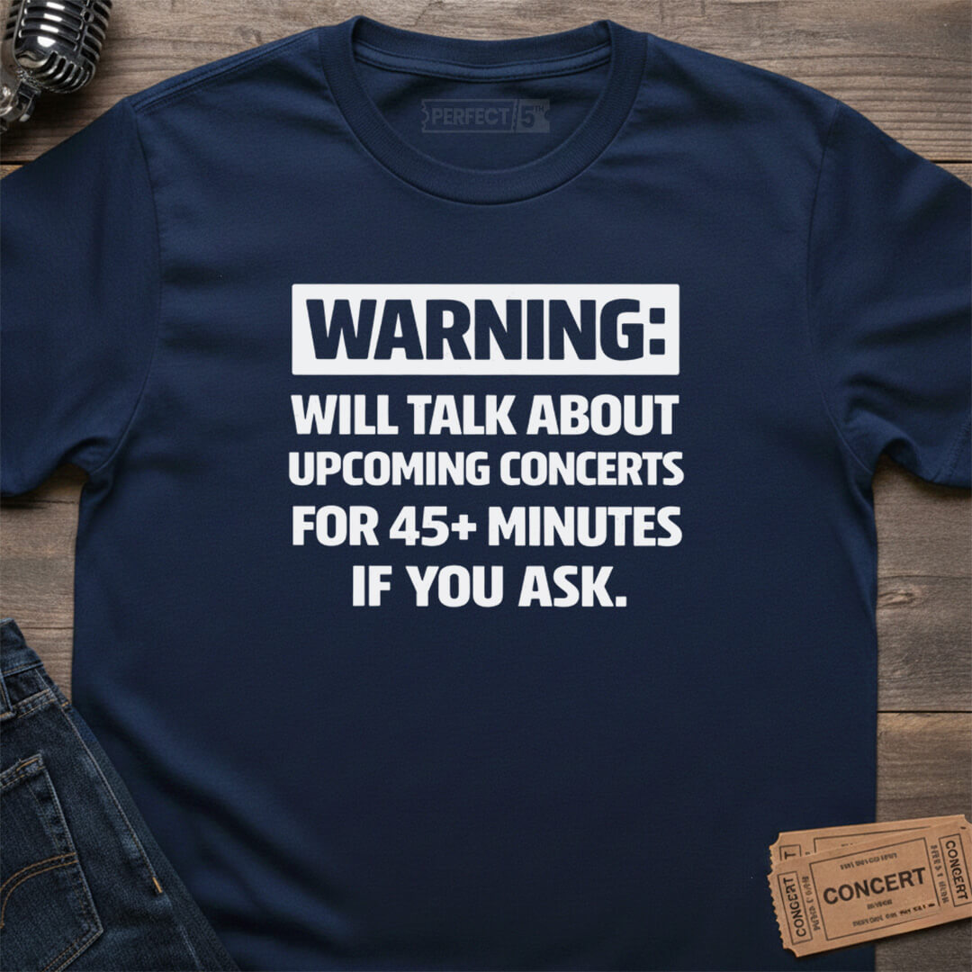 CONCERT WARNING T-SHIRT