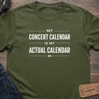 CONCERT CALENDAR T-SHIRT