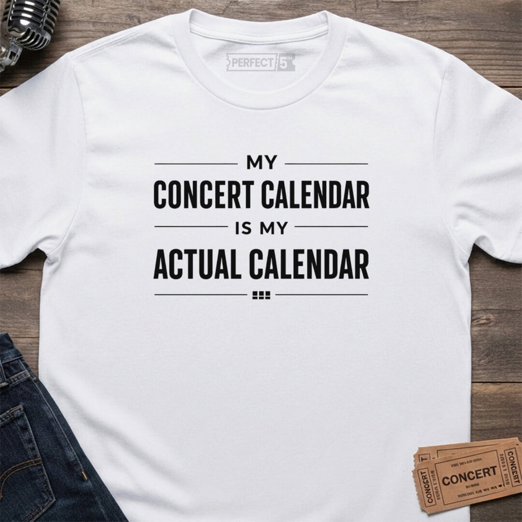 CONCERT CALENDAR T-SHIRT